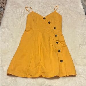 American Eagle Outfitters Bright Yellow Dress
